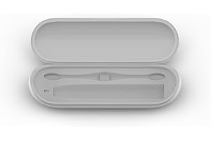 Oclean X Pro Serie Estuche de Viaje BB01, Apto para Cepillo electrico X Pro/X Pro Elite/X Pro Digital, Estuche rígido de Transporte, Almacena el Cepillo Limpio Mientras viajas, Blanco & Gris