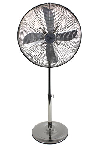 SUNTEC Standventilator CoolBreeze 5.000 SVM gunmetal grey [50 cm Flügel-Ø, 3 Stufen, oszillierend, höhenverstellbar, 80 Watt]