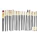 Tonsee® Professional 20 pcs Makeup Brush Set tools Make-up Toiletry Kit Wool Brand Make (Black)
