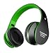 Produktbild Bluetooth Kopfhörer Over Ear, Alitoo Kabellose Kopfhoerer mit Hi-Fi Stereo, Wireless Headphone für Integriertem Mikrofon Freisprechen, Faltbare & Snug Earmuffs Bluetooth Headset (Schwarz&Grün)