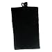 Produktbild RotSale® 1x 6,0 Zoll Schwarz Universale zwei Schicht Mikrofaser-Tasche Multifunktion für Festplatte, Handy, Power Bank Externer Akku oder Navi-Gerät