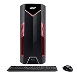 Acer Nitro N50-600 Gaming PC – (Intel Core i5-9400F, 8GB RAM, 256GB SSD and 1TB HDD, Nvidia GeForce GTX 1650, DVD/RW, Wireless Keyboard and Mouse, Windows 10, Black/Red)