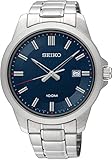 Seiko Herren-Armbanduhr 42mm Armband Edelstahl + Gehäuse Quarz Analog SUR243P1