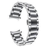 Maßgeschneidert für Samsung Gear S3 Frontier und Gear S3 Classic. Dieses Edelstahlband bietet eine Kombination aus Funktionalität und Stil. Auch passend für Moto 360 2 2. Gen 46mm Männer und Vector Luna.