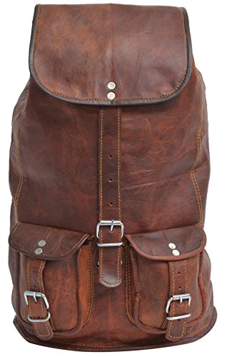 Gusti Leder nature  Louis  Rucksack Lederrucksack Umh  ngetasche Vintage Laptoptasche Ledertasche Schultertasche Uni Notebook Ledertasche Praktisch Ru