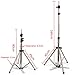 Neverland 80-160Cm Adjustable Stainless Steel Tripod Stand Mannequin Holder for Training Head (with Bag)