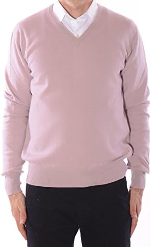 V neck man in 100% cashmere