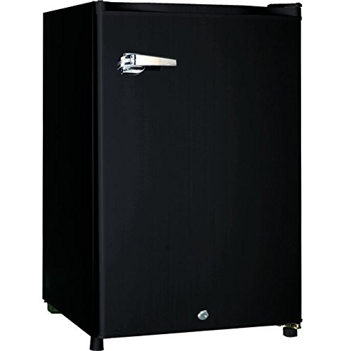 Syntrox Germany 95 Liter geruscharmer 39 db Retro Khlschrank mit Schloss und Griff