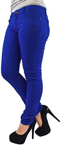 Vanilla Inck New Ladies Womens Skinny Jeans Jegging Royal Blue 22