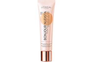 L'Oréal Paris BB Cream, Bonjour Nudista, Finish Nudo Radioso, Pelle Idratata, non Appesantita, 04 Medium Dark