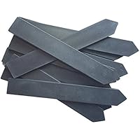KINGLAKE 10er Set Schiefer Pflanzschilder 2 * 15 cm Gartenstecker Schieferschilder