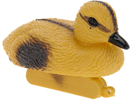 4x Entenküken Ente Küken Stockente - 12 cm - 4er Set - Teichdeko Schwimmente