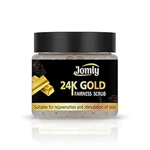 24K Gold Face Scrub Herbal GoLd Face Scrub Facial for instant glow tan removal brightening & ,radiance glow, for Skin Exfoliating, Deep Cleansing, Removing Blackhead ,younger boys,girls,men,women