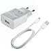 Produktbild Original Huawei HW-050200E01 + Datenkabel in Weiß Weiss für P smart 2.0 USB Datenkabel Netzteil 2A Ampere 2000 mAh Ladegerät Ladekabel MicroUSB Bulk verpackt + gratis Zauberwölkchen® Display Cleaner zum reinigen Ihres Bildschirms