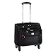 Nasher Miles Wall Street 4 Wheel Polyester 16" | 39 Liters Black Laptop Trolley/Overnighter Travel Bag - 824 RS.3999.00