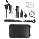 【Professionelle Emergency Survival Kits】- Mehr als 10 professionelle Notfall-Überlebens-Kits, um Sie oder Ihre Angehörigen in einer Vielzahl von Notfällen zu schützen. Warten Sie nicht, bis die Katastrophe entdeckt, wie wichtig dieses Gerät für Ihre Gesundheit ist