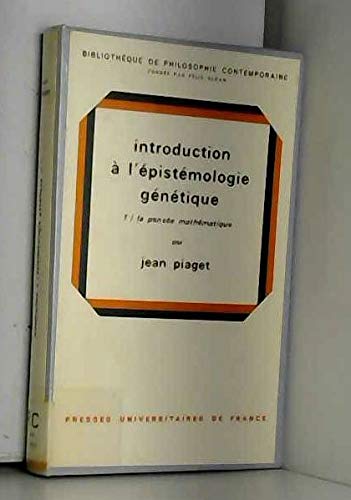 Introduction à l'épistemologie génétique, tome 1 francais Introduction à l'épistemologie génétique, tome 1 francais
