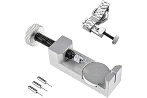 AIRENER Watch Band Link Remover Tool Kit with 3 Extra Pins Adjuster Bracelet Remover Repair Tool, for Watch Band Link Pin Removal and Watch Sizing