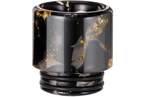 RUIYITECH 810 Drip Tip Ricambio Standard Resina Drip Tip Connettore (nero)