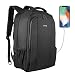 Produktbild Uoobag Mochila portátil de negocios Delgado Contra robo computadora de viaje mochilas Bolsa portátil ecológico a prueba de agua para Hombres/Mujeres Con Puerto de carga USB 17 pulgadas Negro