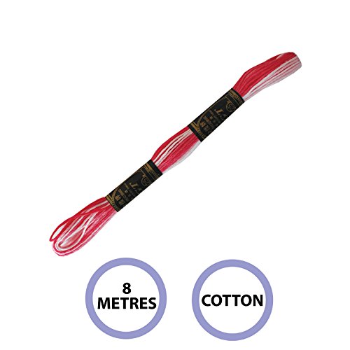 150x8m Stickgarne Stränge Wolle zum Sticken von Kurtzy - 3