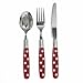 3 Piece Mini Cutlery Set - Red