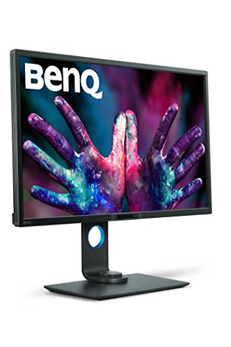 BenQ PD3200U 32 inch 4K Designer Monitor, 3840x2160 UHD, IPS,100% Rec.709, sRGB, CAD/CAM, Animation, Darkroom Mode, KVM, Hotkey Puck, DualView, Eye-care, Anti-Glare, Flicker-free, HDMI, DP
