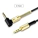 Tizum Premium Aux-Cable (XL-6-Feet), 3.5mm- Gold Plated, Right Angle Connector with Spring (Gold) RS.386.00