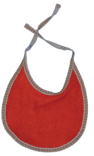 Smafolk Bib with Single Colored Bib (Orange, Small)
