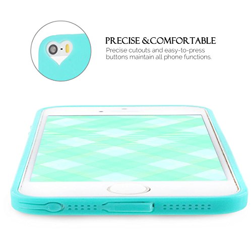 Funda iPhone 5S  Carcasa iPhone SE  Anfire Carcasa Ultra Delgado Mate TPU Silicona para Apple iPhone 5S   SE   5 Suave Flexible Goma Protectora Caso Caja Anti Rasgu  os Anti Choque Tapa Ligero Back Case Cover Color del Caramelo - Cielo azul