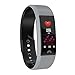 Produktbild Fitness-Tracker, Fitnessuhr, Smart-Armband, Herzfrequenz-Monitor, Blutdruck, F6 Bluetooth, Smart-Armband, Herzfrequenz, Blutdruckmessung, Erinnerungsarmband grau