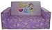 Disney Designs Cloth/ Foam Flip Out Sofa Princess Tea Party with Material Finish, 70 x 45 x 35 cm, 1-Piece, Purple