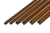 canaleta madera cables  Famatel - Minicanal apertura 10x20 autoadhesivo tira 2m