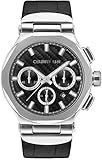 Cerruti 1881 Herren-Armbanduhr Chronograph Leder CRWA180SN02BK