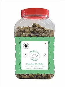 Adore Pets Delicious Crackers Chicken Liver Baked Cookies, 900grams (Gluten Free)