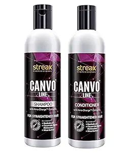 STREAX PROFESSIONAL canvoline shampoo & conditioner combo (each 250ml)