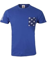 Franklin y balón de Marshall - Con forma de estrella bolsillo T-camiseta de manga corta, azul
