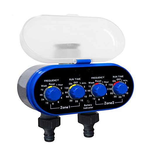 Preisvergleich Produktbild Elektronische automatische Bewässerung Zwei Outlet Vier Zifferblätter Wasser Timer Garten Bewässerung Controller für Garten
