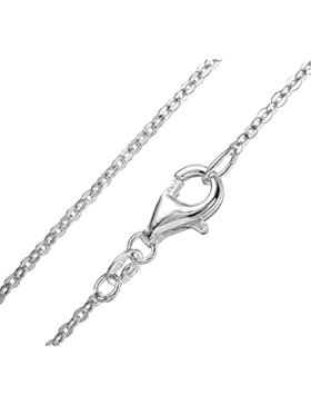 MATERIA feine Ankerkette 925 Sterling Silber - 1mm Halskette silber in 40 45 50 60 70 cm verfügbar #K30