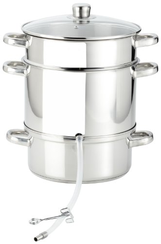 Siena Home FJS26-H Fruchtentsafter Edelstahl 26 cm, induktionsgeeignet