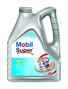 Mobil Super HP 10W-30 Extra High Performance Engine Oil for Cars (4 L)