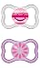 MAM Air Soother with Sterilisable Travel Case (6 Months and Above, White/Pink)