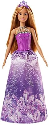 Barbie - Princesse Paillettes Poupée Mannequin, FJC97, Multicolore