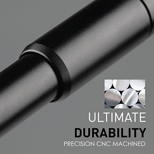 Ztylus Slim Apple Pencil Metal Case: Retractable Tip Protection, Aircraft Grade Aluminum, Built-in Clip, Cap Holder for iPad Pro Apple Pencil (Black) - 2