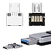 Produktbild JAIS 2x Micro USB Typ B mini OTG Adapter Stecker auf USB Buchse Typ A 2.0 Host Stick
