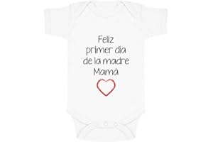 Green Turtle Feliz Primer dia de la Madre Regalo para Mama Primeriza Body Bebé Recién Nacido