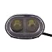 Autofy Universal 2 LED 20W Flood Fog Auxiliary Light for All Bikes (Black) RS.1859.00
