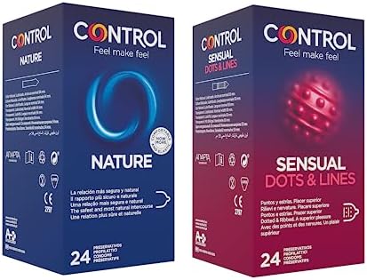 CONTROL Kit Stimulation Mix Cofanetto di Preservativi Stimolanti e Classici, 48 Profilattici