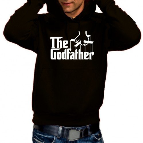 Coole-Fun-T-Shirts Sweatshirt THE GODFATHER HOODIE, schwarz, M, 10575_schwarz_hoodie_GR.M