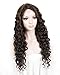 Imstyle® Extra Long Afro Kinky Curly Lace Wigs Natural Brown Synthetic Lace Front Wig Natural Looking Drag Queen Wigs